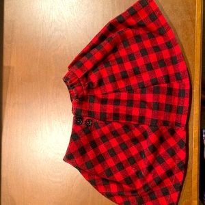 Zara Girls Plaid Skirt